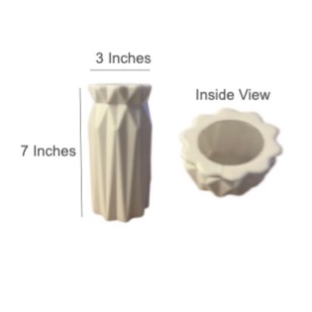 Plastic Vase | Modern | Perfect for Home Decor